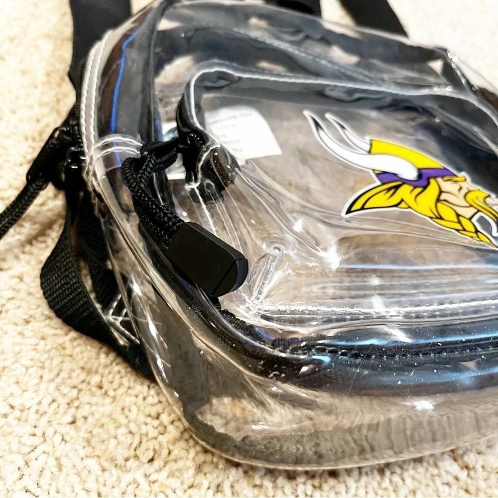 Minnesota Vikings Clear Backpack Stadium Game Day Football US Bank Stadium Logo